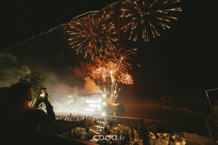 feu d'artifice O Lac Festival 2025