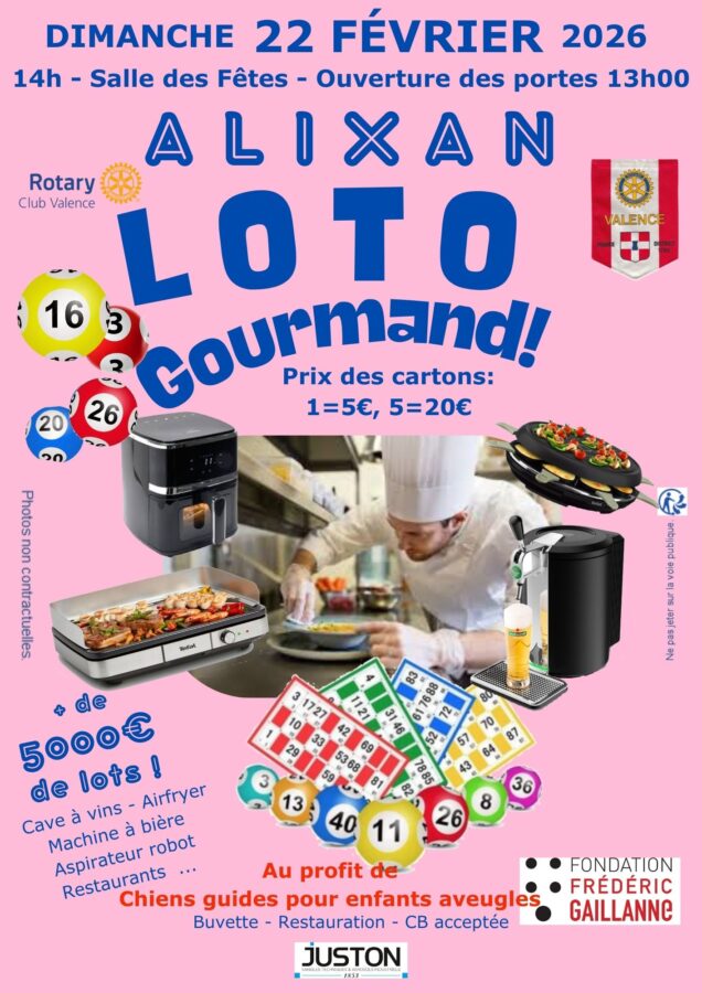 Loto du Rotary Valence 2026