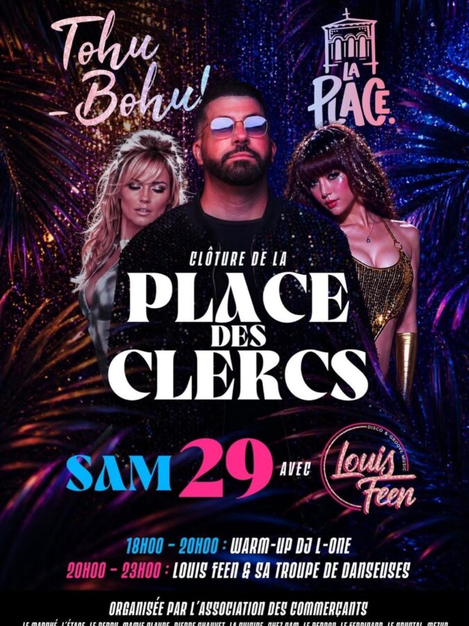 soirée disco place des Clercs